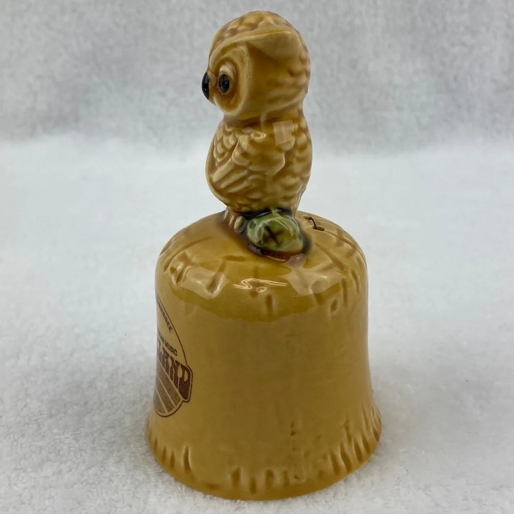 VTG Opryland Nashville Tan Owl Bell 4.25” Japan
